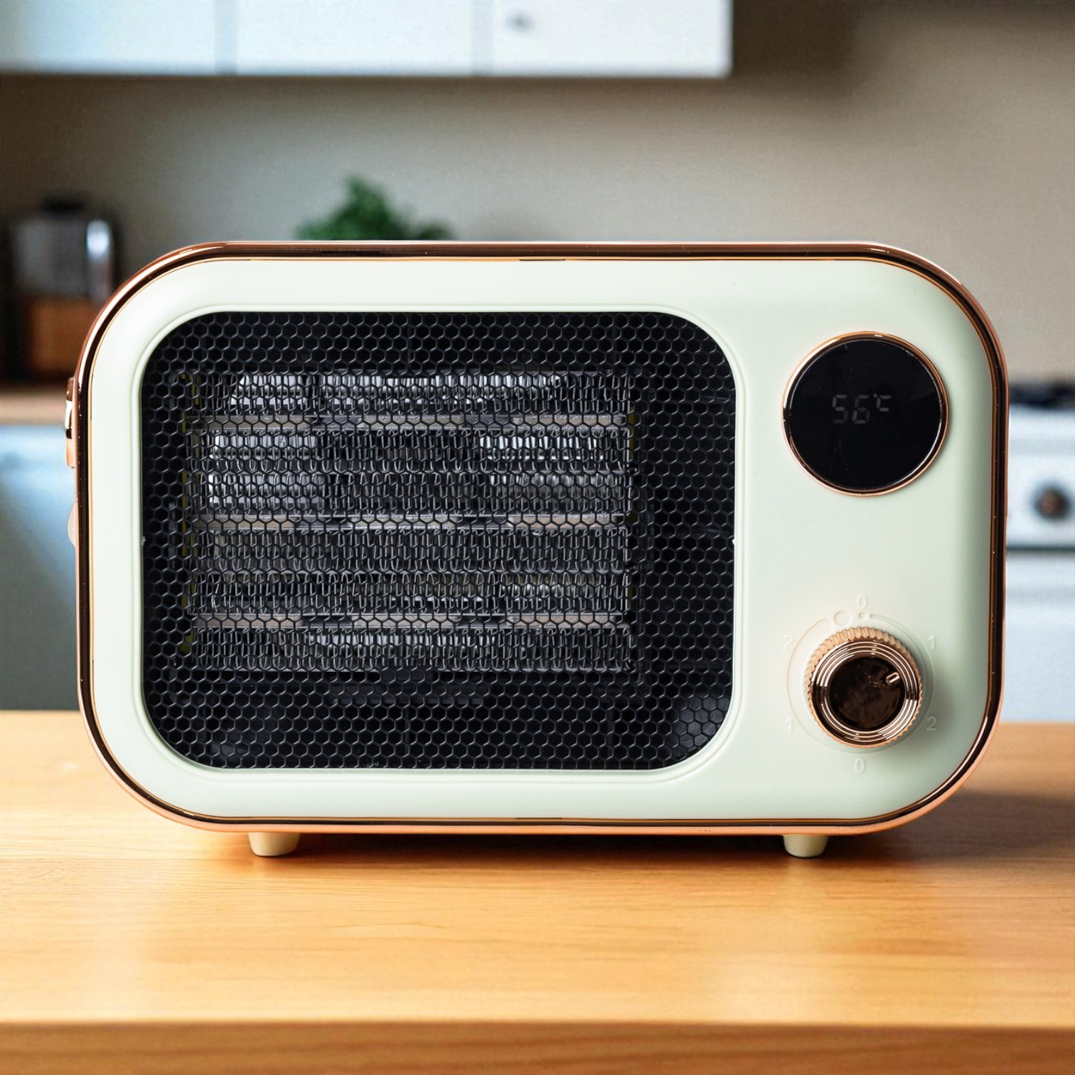 Тепловентилятор напольный Shenten керамический 25 м2 1200 Вт Зеленый (b-HPAQL039GR) - фото 3