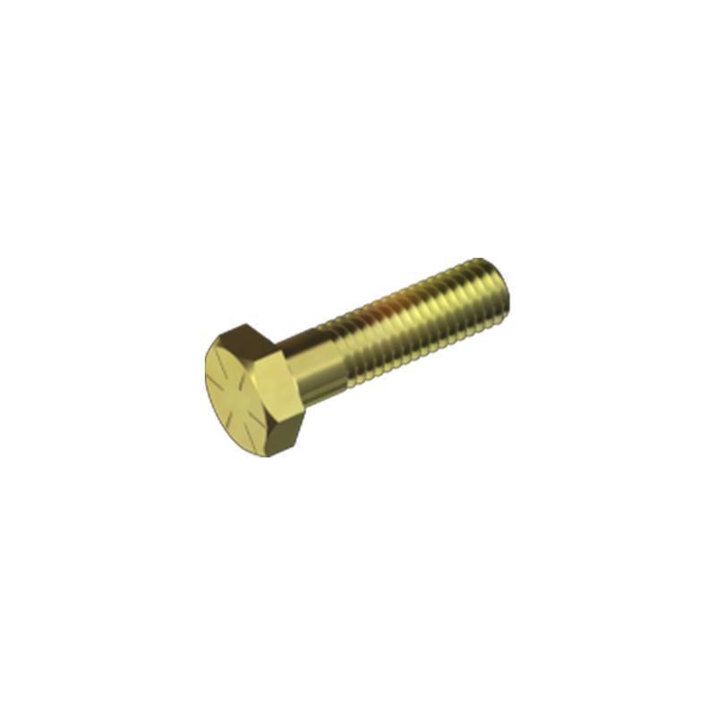 Болт дюймовый Metalvis 1/4"-20x1 3/4" резьба UNC сталь Gr8 цинк желтый под ключ 7/16" ASME B18.2.1 5 шт. (I5N60I5N606045081C)