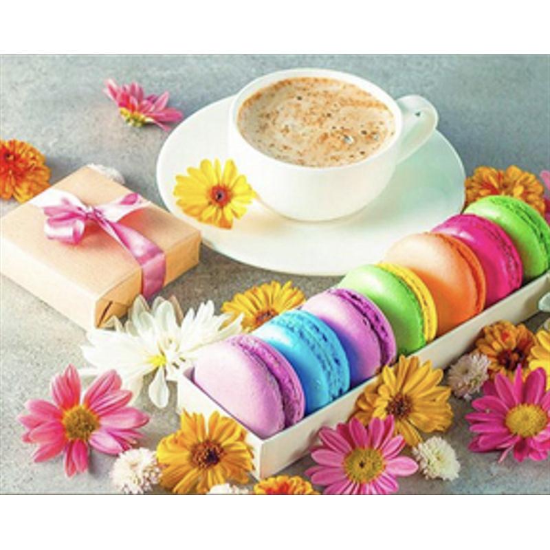 Алмазная мозаика Strateg Премиум Colored macarons 40x50 см (Str-SK85995)