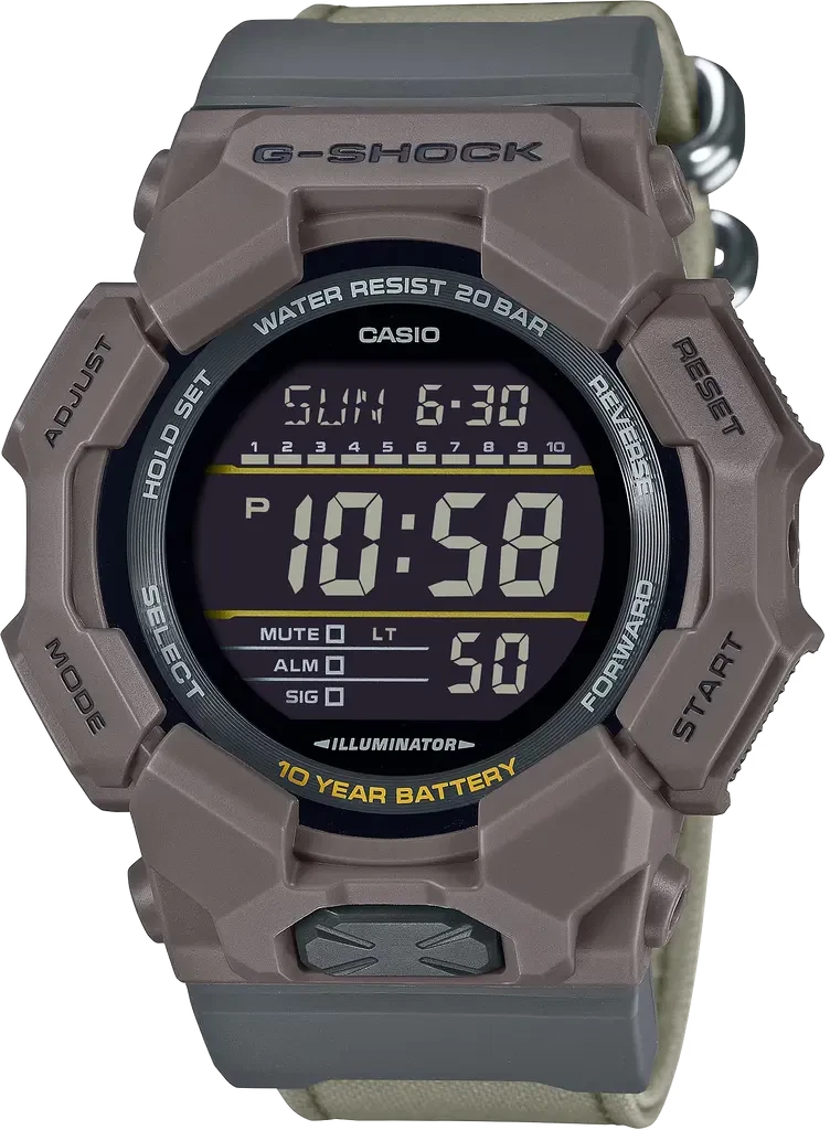 Наручные часы мужские Casio G-Shock Classic GD-010CE-5ER ударопрочные с водозащитой 200 м и подсветкой (3147515521)