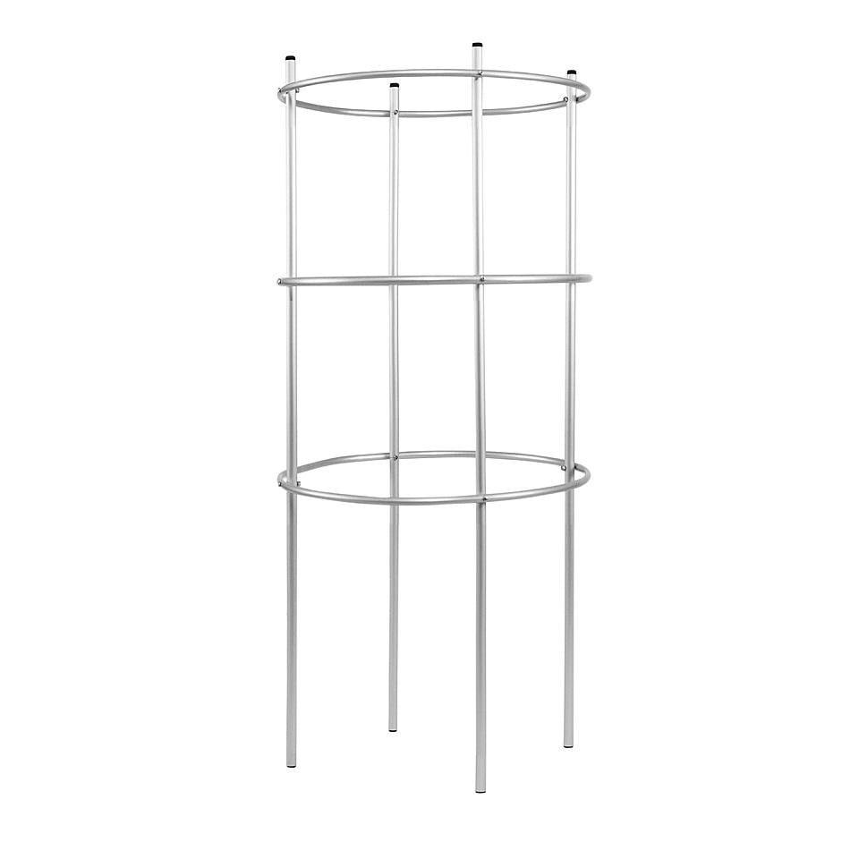 Опора для растений кольцевая шпалера на три кольца 1500х800х800 мм (КОШ-D16/D13-1500*800/3)