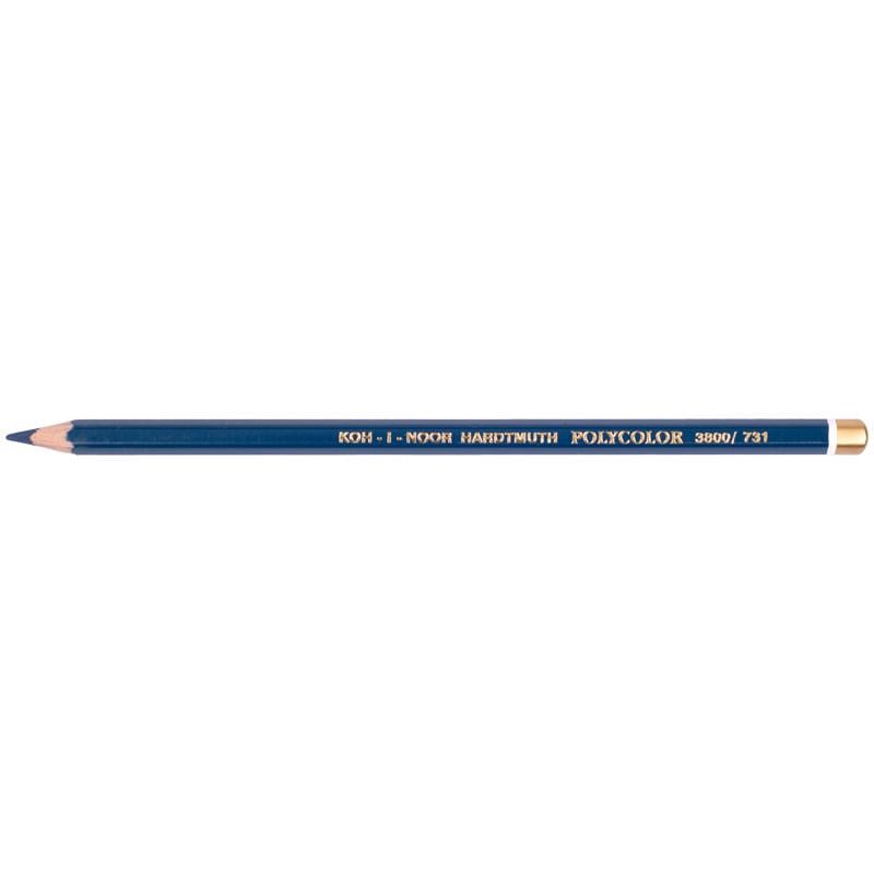 Карандаши художественные POLYCOLOR 12 шт. 3800/731 Dark teal blue (8593539339670)