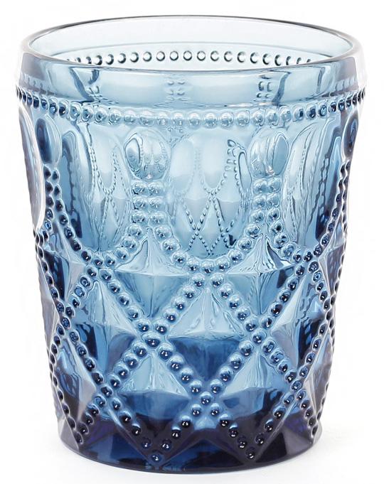 Набір склянок Siena Toscana 340 мл скло 6 шт. Синій (BD-581-071)