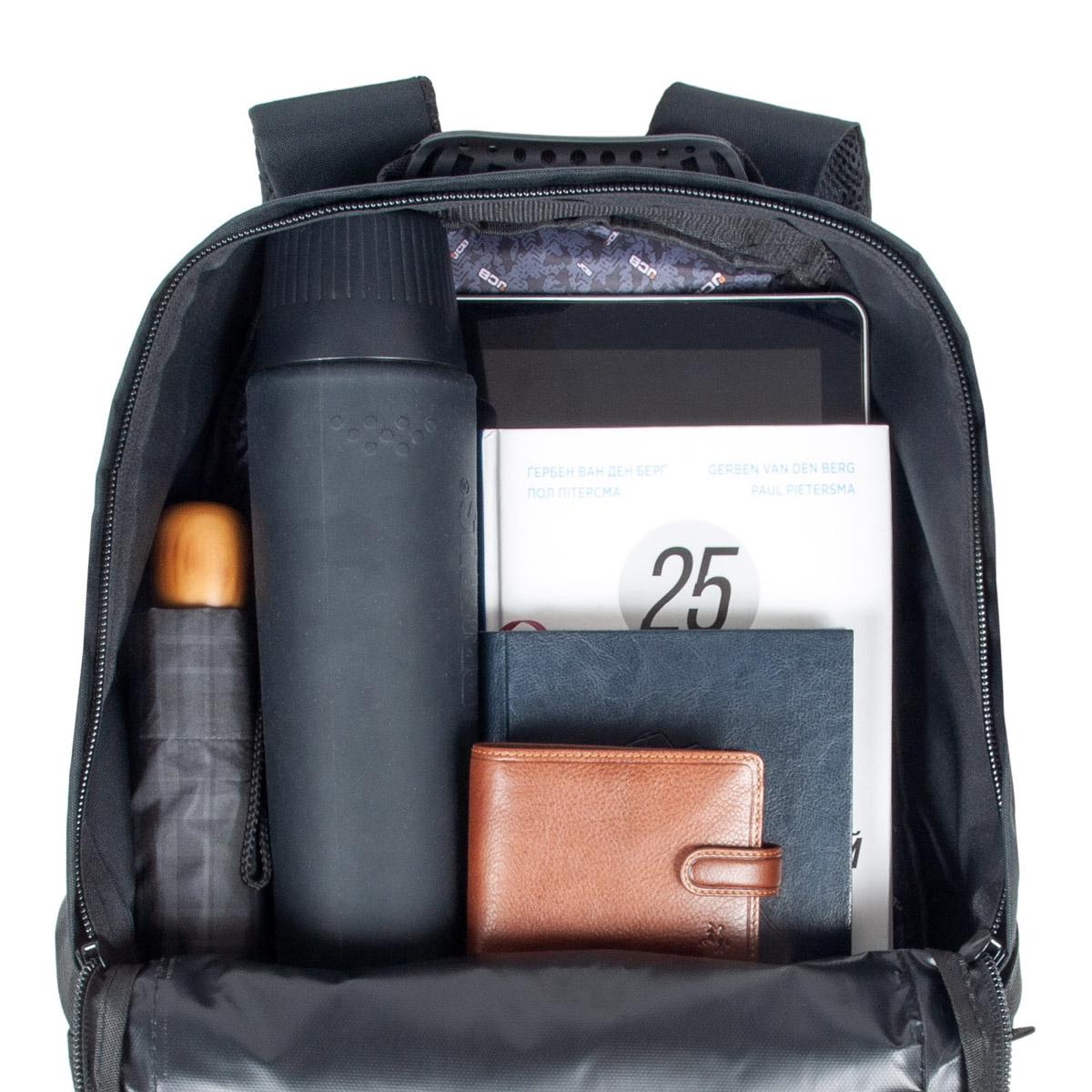 Міський рюкзак JCB BP18 Black/Grey - фото 12 Міський рюкзак JCB BP18 Black/Grey - фото 12