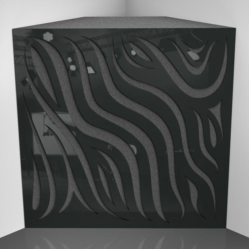Бас ловушка Ecosound Chimera Plastic 50х50 см 150 мм Черный (1476)