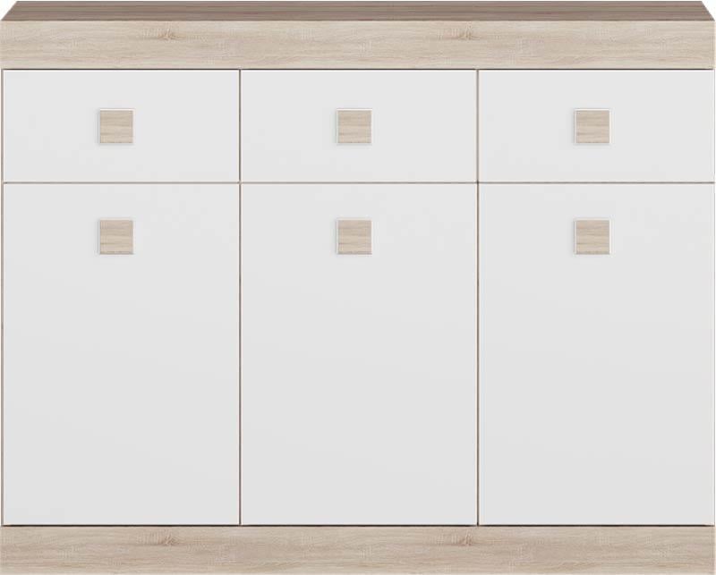 Комод для речей Еверест Соната 6 Сонома/Білий (Son-1) Комод для речей Еверест Соната 6 Сонома/Білий (Son-1)