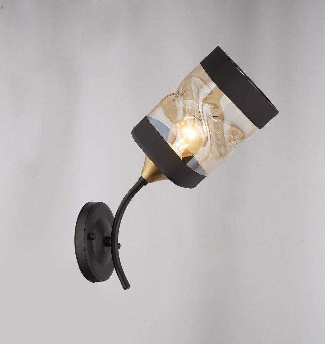Бра Sirius B N3630/1W Черный/Золотой