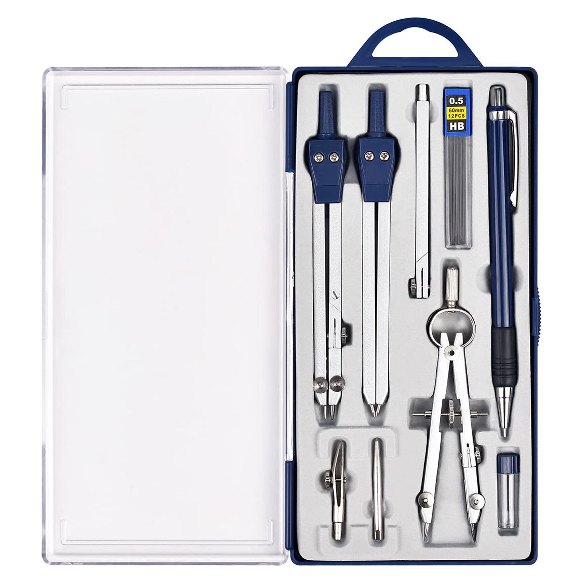 Набір інструментів для креслення Worison Готувальня на 9 пр. (7957-9) - фото 8 Набір інструментів для креслення Worison Готувальня на 9 пр. (7957-9) - фото 8