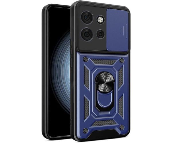 Чехол - накладка Ricco Camera Sliding для Motorola Edge 50 Neo Синий