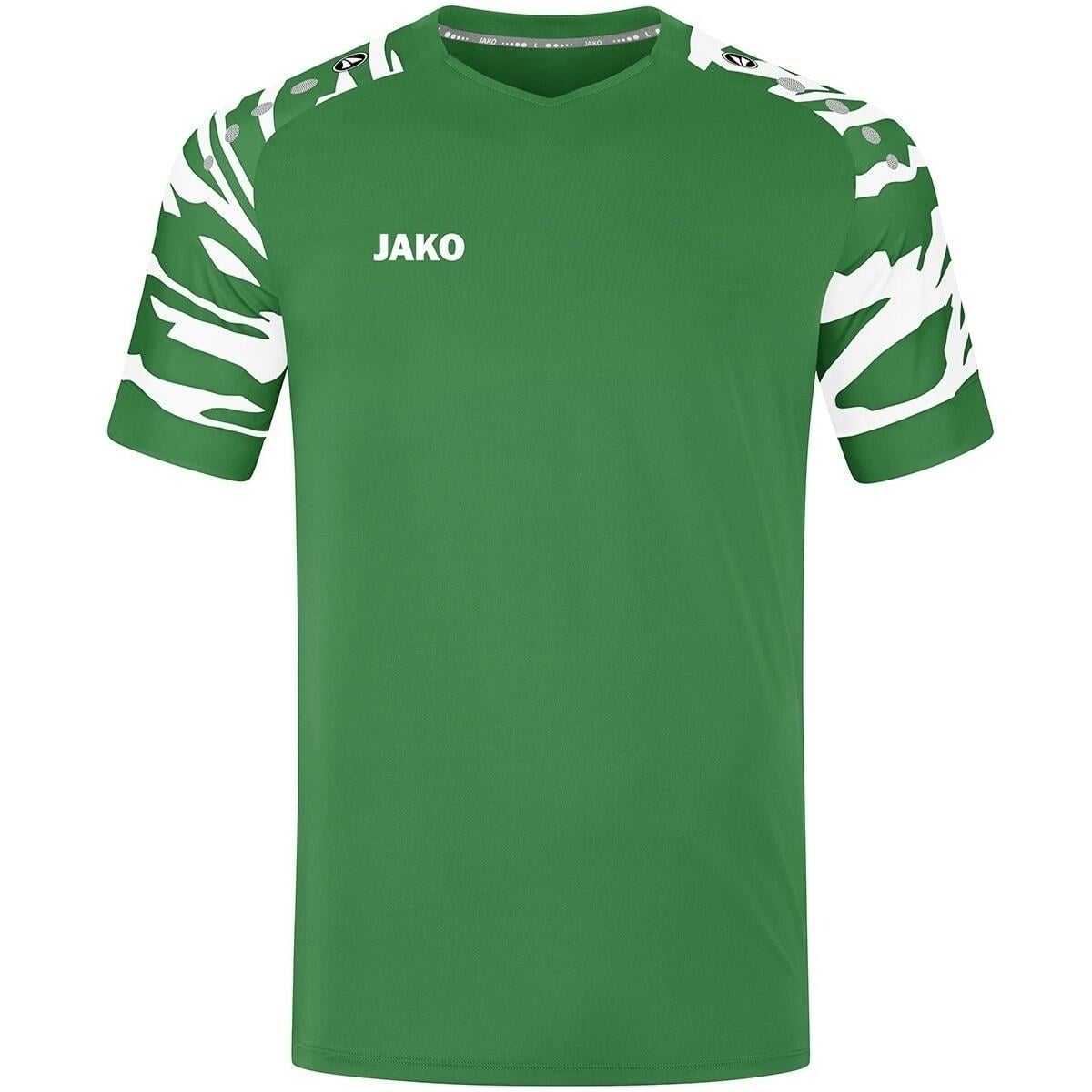 Футболка джерси Jako POWER S/S 4244-202 S Зелено-белый (44895-45)