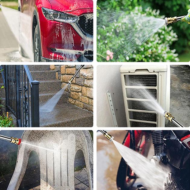 Мийка високого тиску акумуляторна для авто в кейсі з акумуляторами 2 шт. 48V/шланг 5 м (28576669) - фото 3