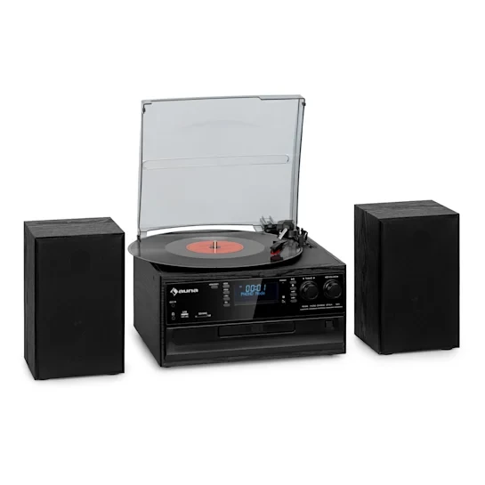 Проигрыватель пластинок Auna Oakland DAB Plus DAB+/FM/AUX IN/Bluetooth (10038003)