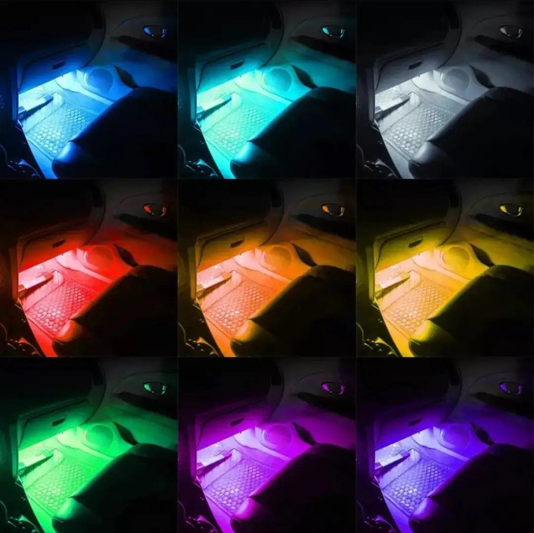 Підсвітка автомобільна RGB з керуванням через телефон від прикурювача (2079257781) - фото 2