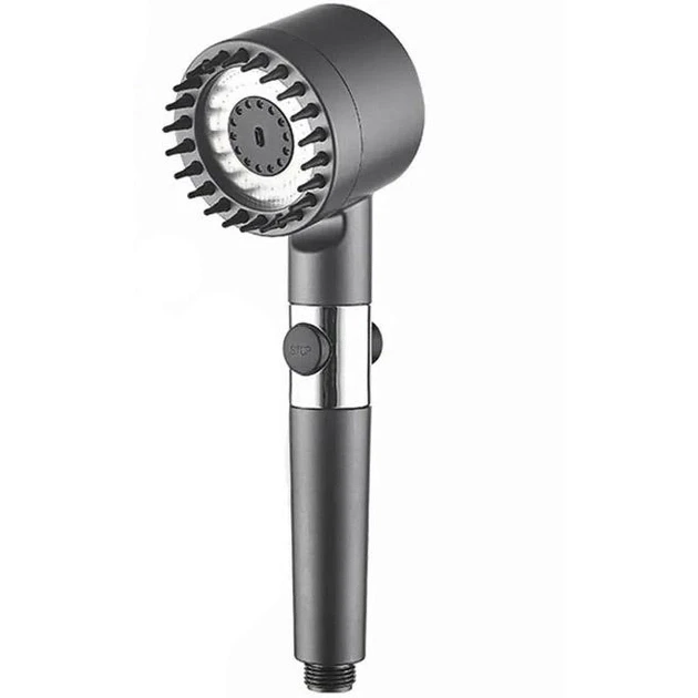 Лейка для душа массажная с силиконовыми шипами (TURBOCHARGED SHOWER HEAD) Лейка для душа массажная с силиконовыми шипами (TURBOCHARGED SHOWER HEAD)