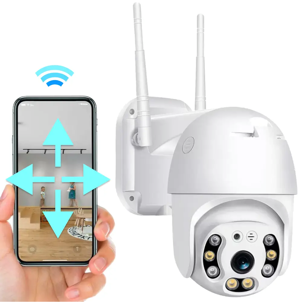 IP-камера відеоспостереження з Wi-fi Camera Cam 6 вулична поворотна 5 Вт - фото 4