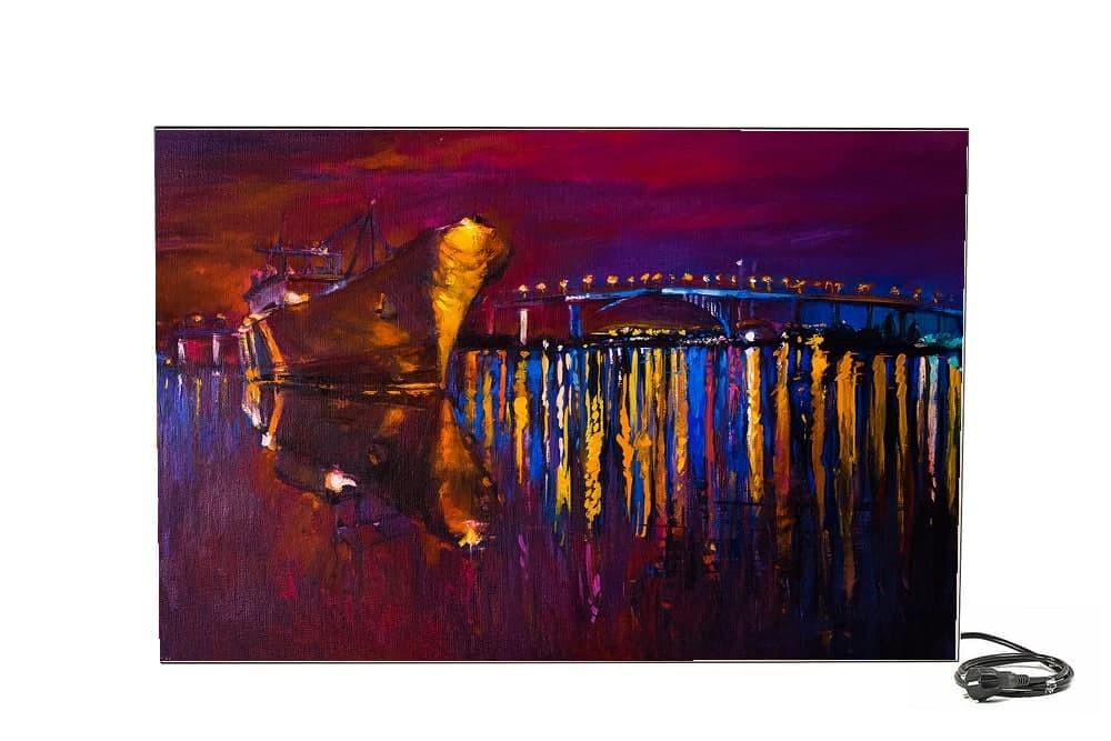 Керамічний обігрівач з терморегулятором Redi 1000 Вт на 20 кв м Art Design (1000Art6)