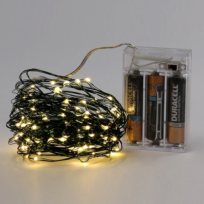 Гірлянда LED тепле світло 100 світлодіодів 10 м (12532) - фото 1 Гірлянда LED тепле світло 100 світлодіодів 10 м (12532) - фото 1