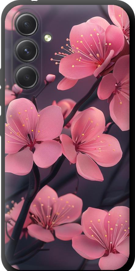 Чехол на Samsung Galaxy A54 A546E Пурпурная сакура (6075b-2935-42517) Чехол на Samsung Galaxy A54 A546E Пурпурная сакура (6075b-2935-42517)