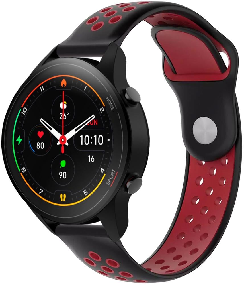 Ремінець Sport для Xiaomi Mi Watch (22 мм) Black Red (23133-44) Ремінець Sport для Xiaomi Mi Watch (22 мм) Black Red (23133-44)