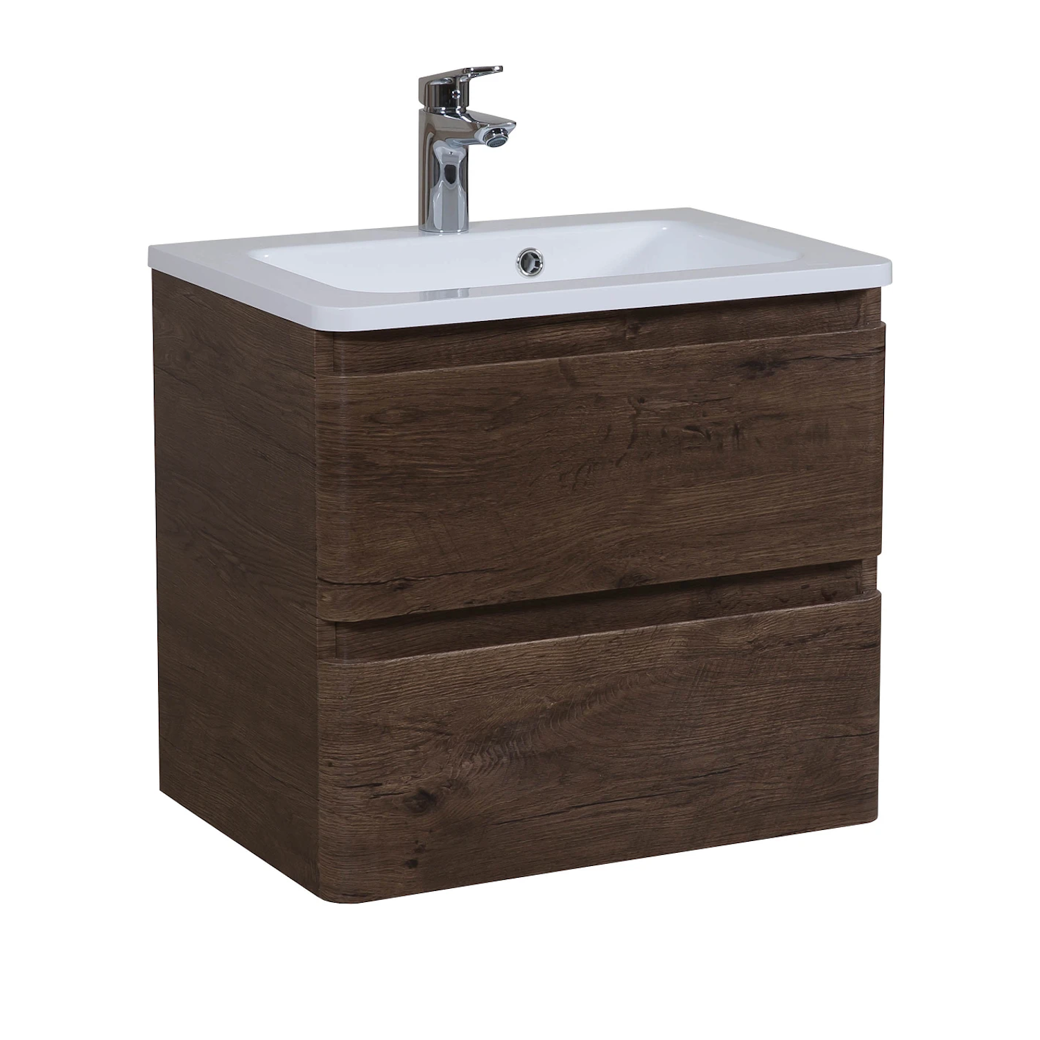 Тумба у ванну Aqua Rodos Акцент 70x47 підвісна c умивальником Альфа Дерево (АР000040149)