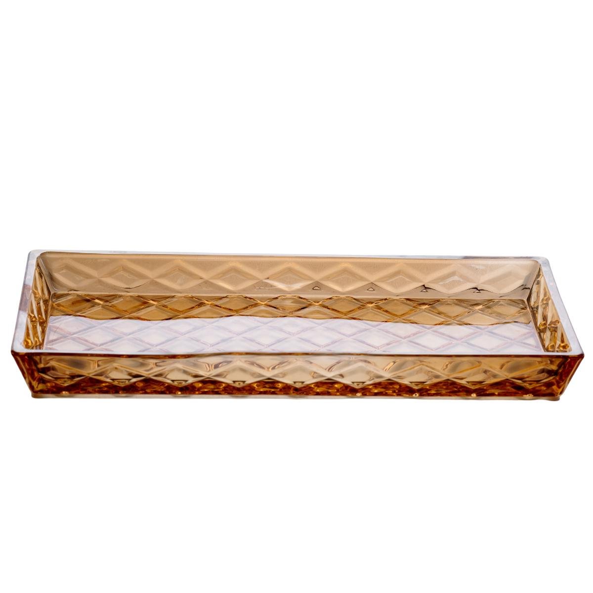 Блюдо для закусок Lirmartur стеклянное 27,5х13,5х2,5 см (HP-YH-55)