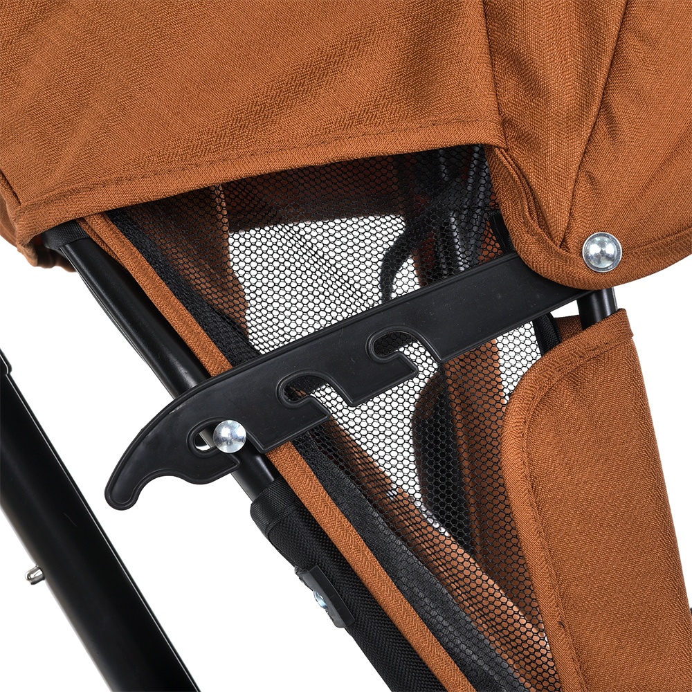 Велосипед трехколесный Turbo Trike MT 1006-11 с родительской ручкой Оранжевый - фото 11