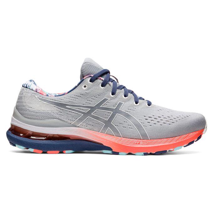 asics gel kayano 28 piedmont grey/thunder blue