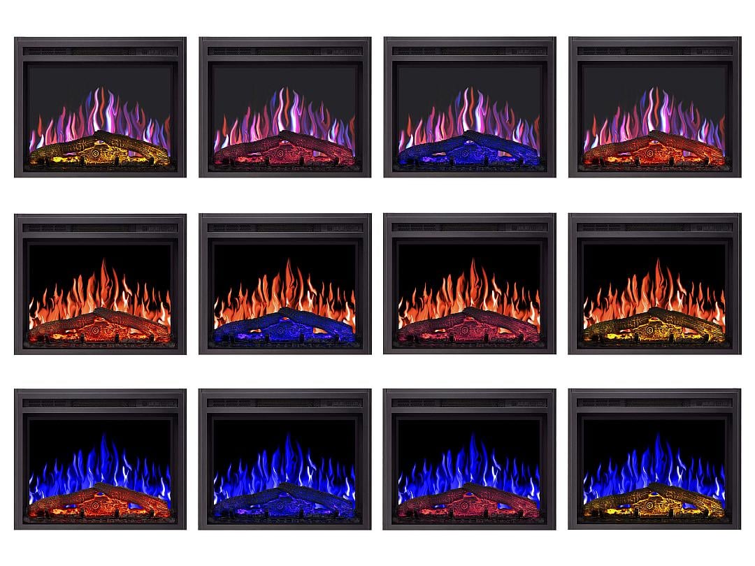 Электрокамин ArtiFlame AF24 Multicolor с эффектом живого пламени и звуком с регулировкой обогрева - фото 4