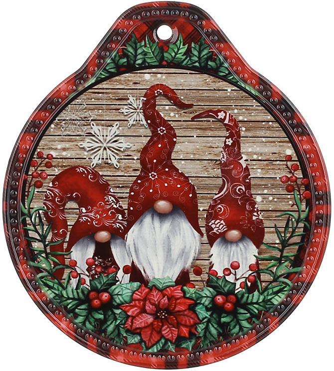 Подставка керамическая для горячей посуды Три Гнома на пробковой основе 16х18 см (BD-858-599)