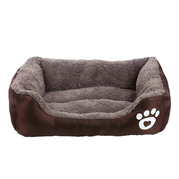Лежанка-пуф для кошек и собак S 40х25 см Коричневый (3-18-540669632012/66) - фото 1 Лежанка-пуф для кошек и собак S 40х25 см Коричневый (3-18-540669632012/66) - фото 1