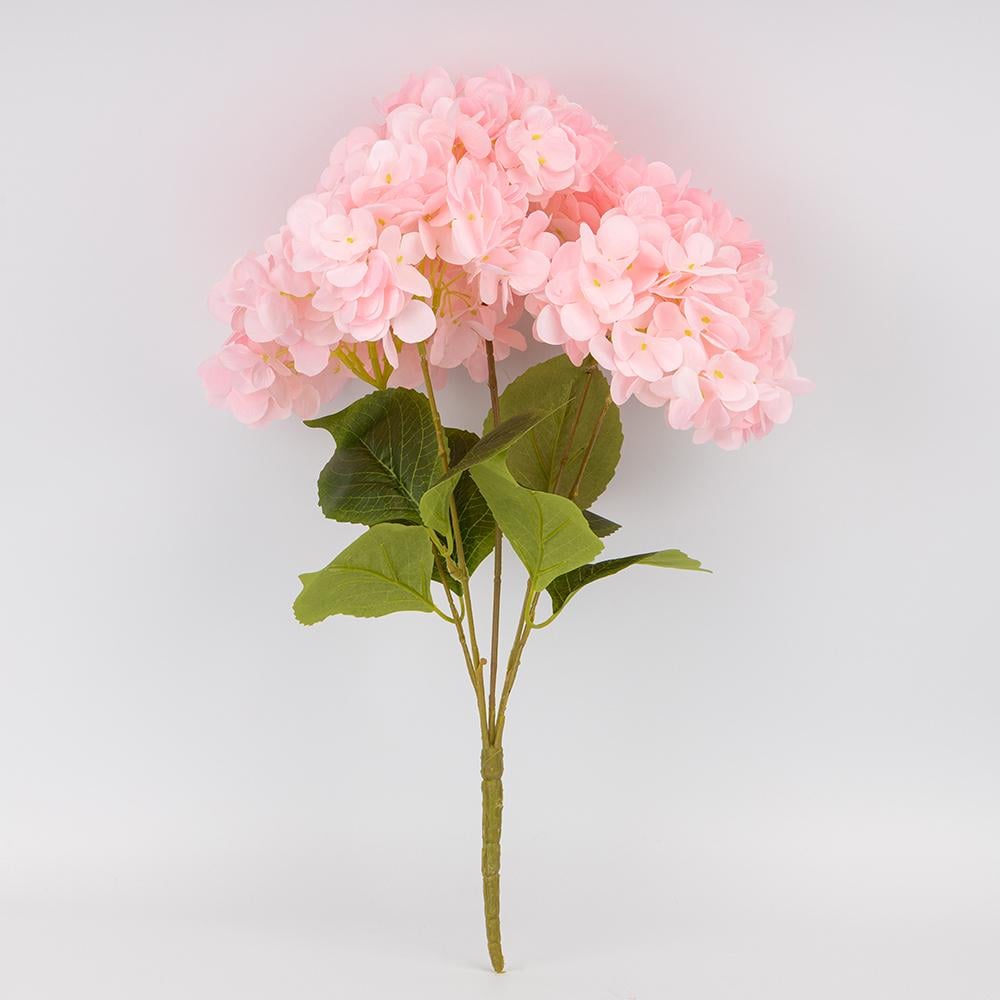 Букет гортензий 5 бутонов 48 см Светло-розовый (2026-008/pink)