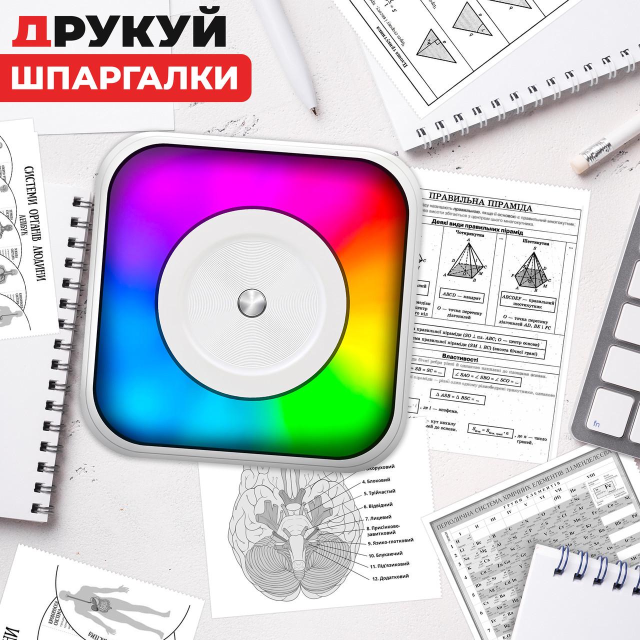 Термопринтер Bluetooth JETIX Mini Printer Student 2 с термобумагой - фото 4