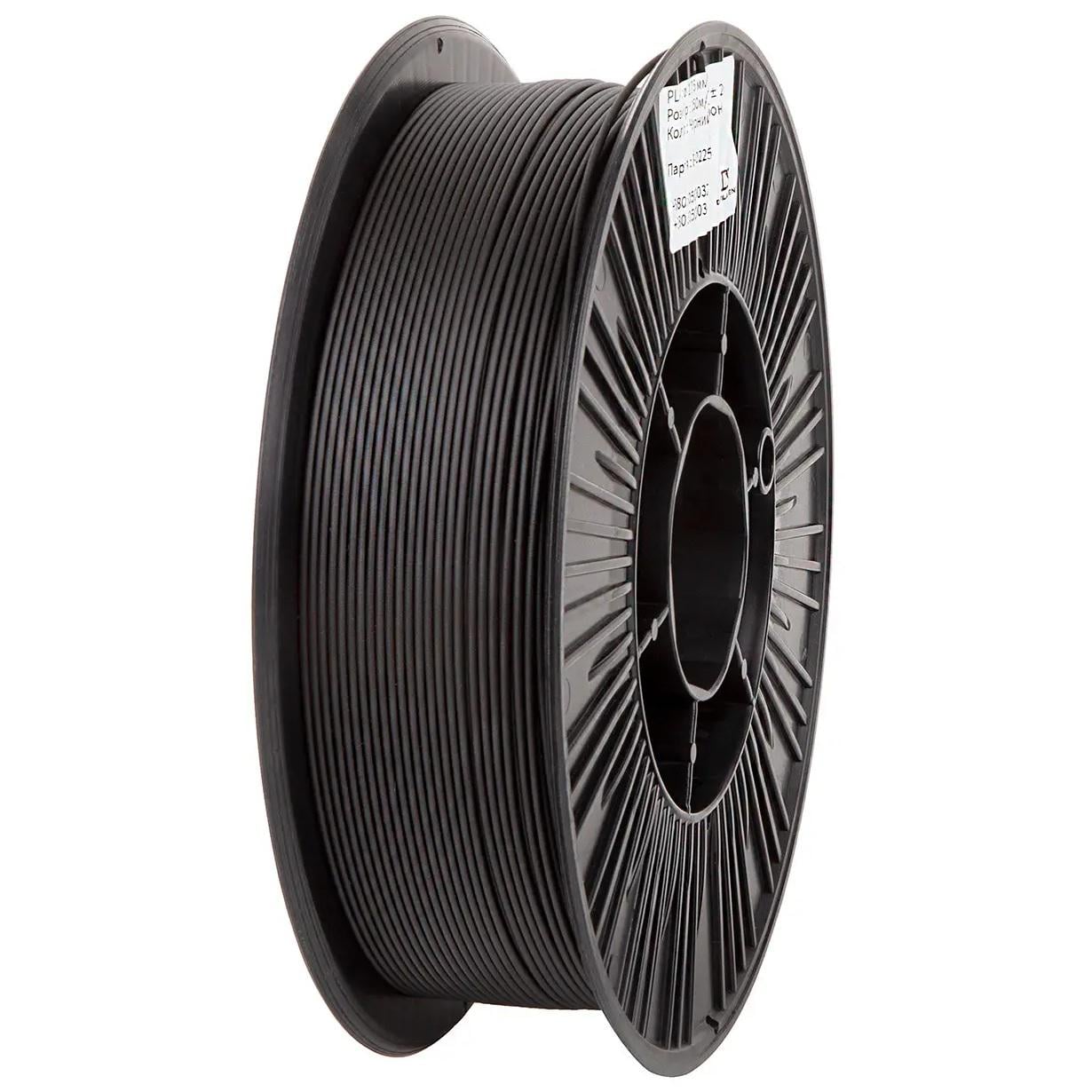Пластик DSF PLA Black 1,75 мм 1 кг Чорний