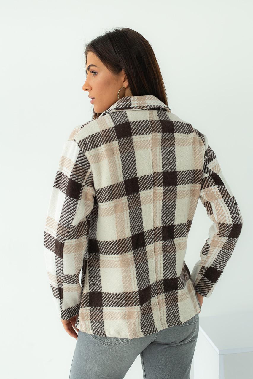 Жакет жіночий To More.e L Темно-коричневий (9528427) - фото 2 Жакет жіночий To More.e L Темно-коричневий (9528427) - фото 2