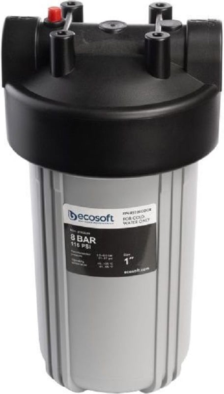 Фільтр магістральний Ecosoft ВВ10 1" 8 бар без картриджа (FPV4510ECOGR) - фото 6 Фільтр магістральний Ecosoft ВВ10 1" 8 бар без картриджа (FPV4510ECOGR) - фото 6