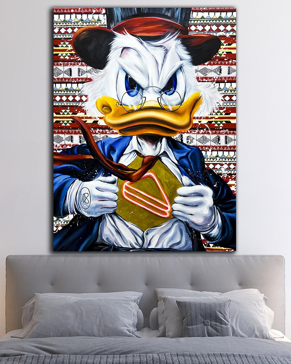 Картина в офис Супер Скрудж 100х130 см (MIX-611-3)