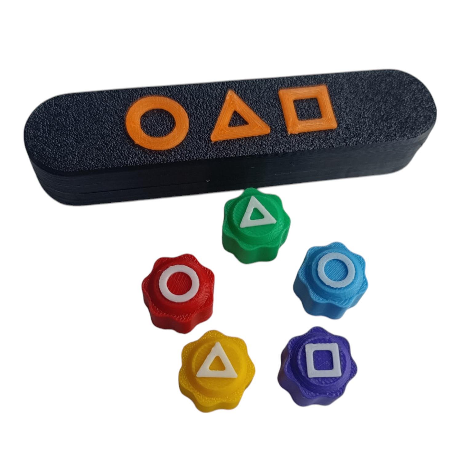 Настольная игра Гонги Gonggi из сериала Игра в кальмара Черный (n3010 gongi) - фото 2 Настольная игра Гонги Gonggi из сериала Игра в кальмара Черный (n3010 gongi) - фото 2