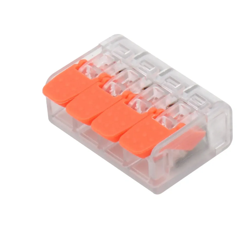 Клемма быстрого монтажа Prolum 4 гнезда (RT-464)