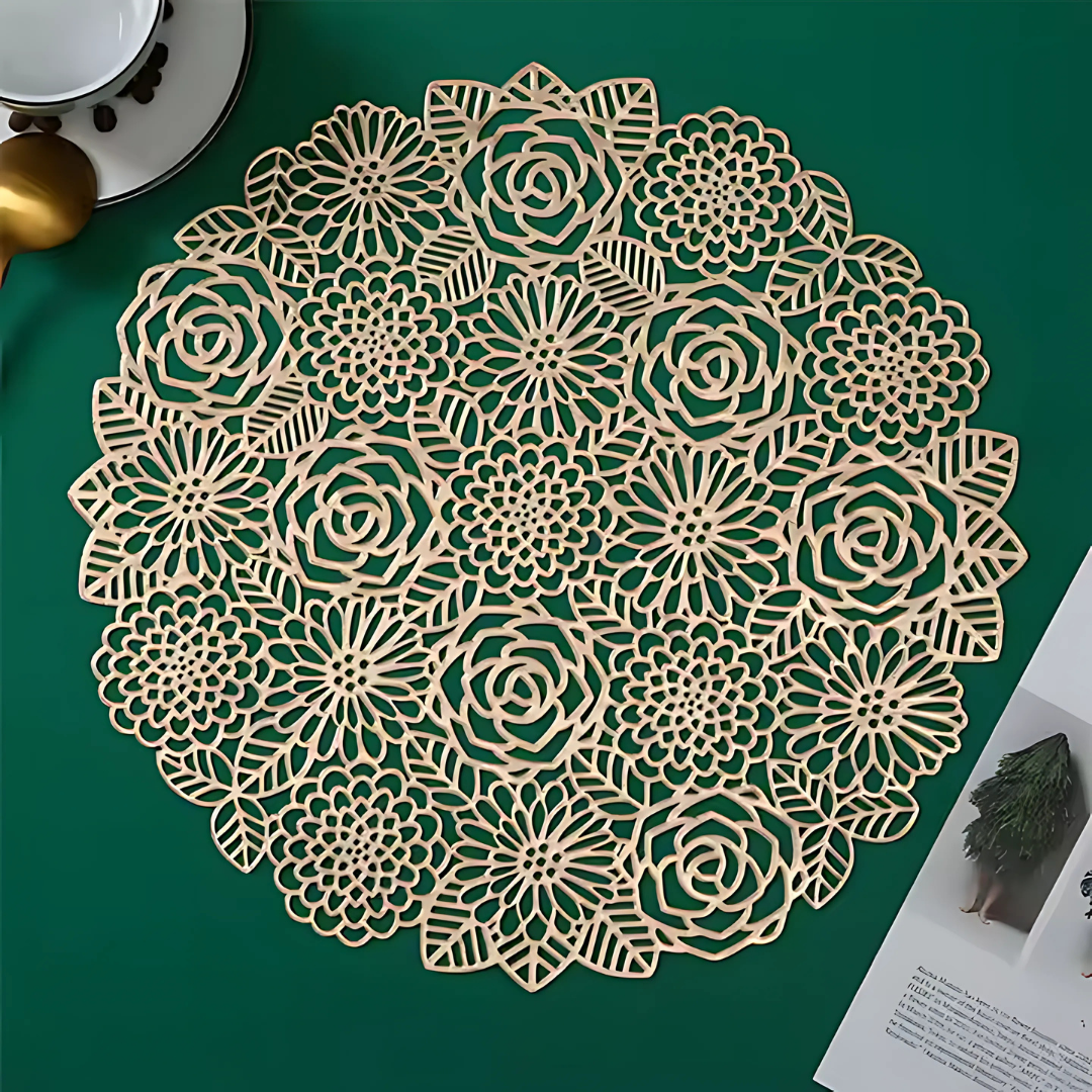 Серветка сервірувальна під гаряче 2 шт. Золотистий (C014_gold) - фото 5