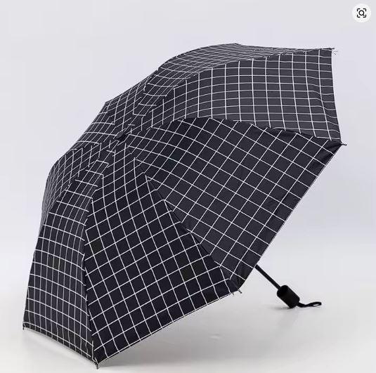 Зонт складной Checkers полуавтомат 8 спиц d 98 см Black (30279) - фото 2 Зонт складной Checkers полуавтомат 8 спиц d 98 см Black (30279) - фото 2