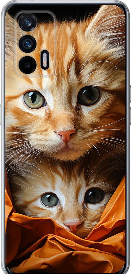 Чохол на Realme GT 5G Котики 2 (5664u-3338-42517) Чохол на Realme GT 5G Котики 2 (5664u-3338-42517)