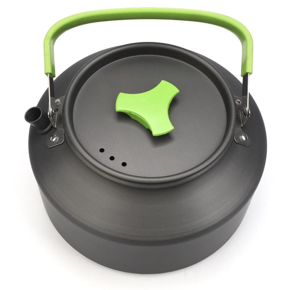 Чайник туристический Ranger Turist RA 9958 из анодированного алюминия 1,6 л Black-Green (22601850) - фото 2