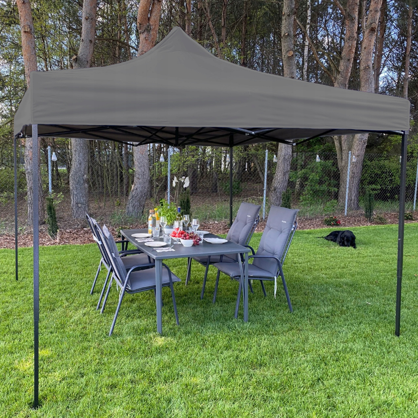 Павильон садовый Maltec 3 стены 3х3 м Серый (2166763814) - фото 6 Павильон садовый Maltec 3 стены 3х3 м Серый (2166763814) - фото 6