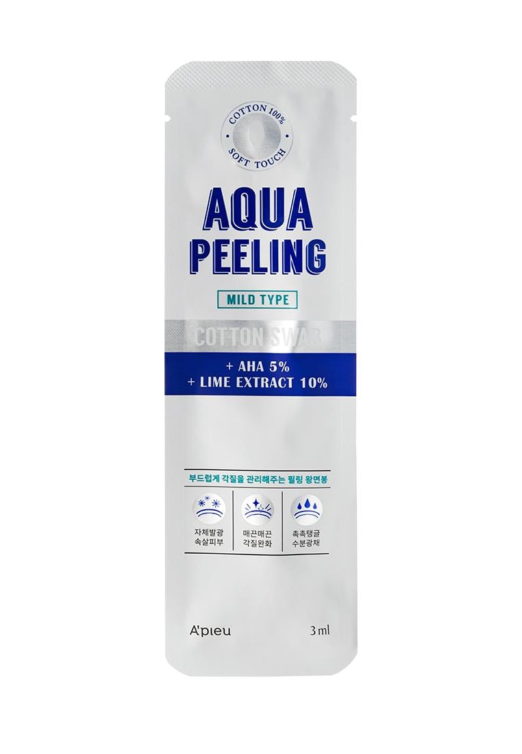 Палочка-пилинг A'pieu Aqua Peeling Cotton Swab 3 мл (459355)
