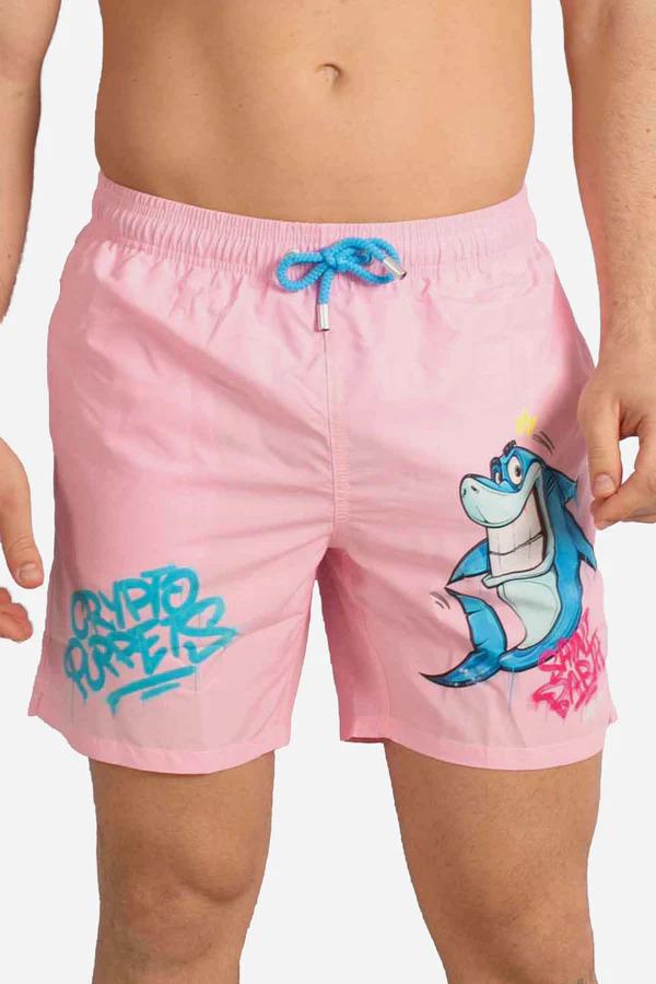 Шорты для плавания MC2 Saint Barth L Розовый (CUS0009-shark) Шорты для плавания MC2 Saint Barth L Розовый (CUS0009-shark)