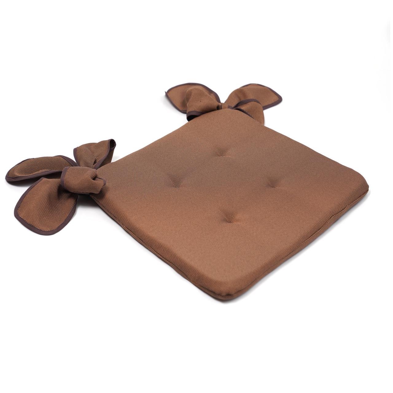 Подушка для стільця/крісла/табурету 42х48х2 см Коричневий (1810138964) - фото 2