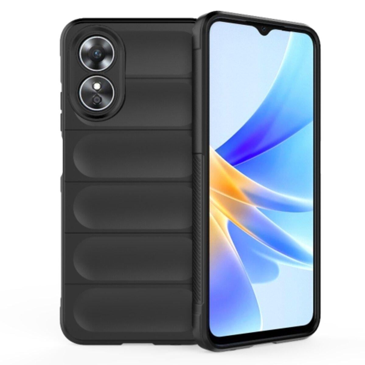 Противоударный чехол для OPPO A17 4G Cosmic Magic Shield / Black