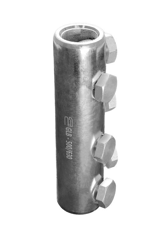 Гільза алюмінієва АСКО-УКРЕМ GLB-500/630 з відривними болтами 6 шт. 500-630 мм2 200 мм (A0060250007)