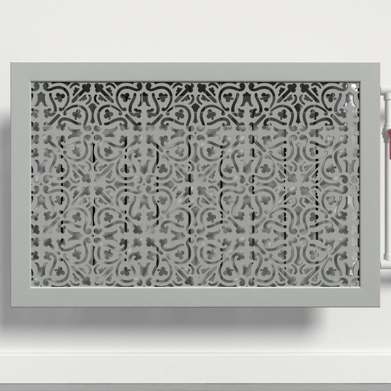 Решетка-экран на батарею SMARTWOOD 900 мм Серый Бетон (R21273109)