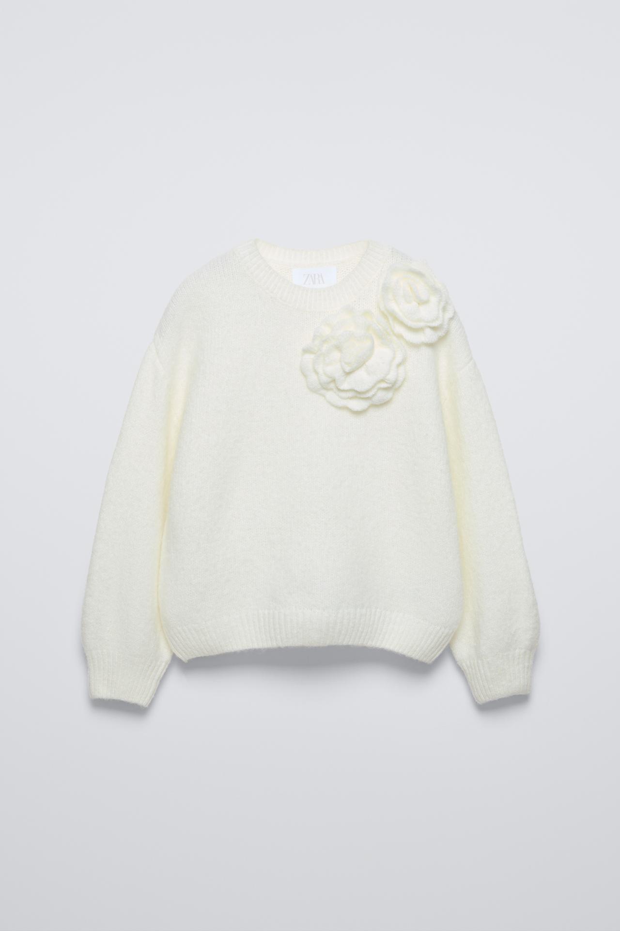 Светр для дівчинки Zara 152 см Бежевий (3920704712)